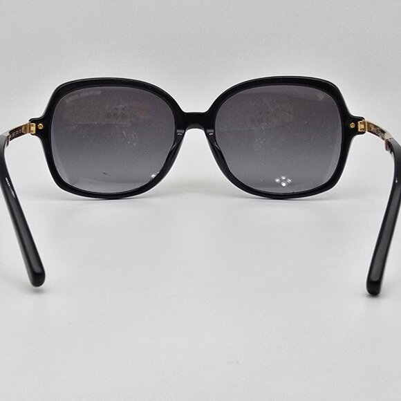 Michael Kors MK2024F Adrianna II Black Gold Frame Polarized Grey Lens Sunglasses - Picture 4 of 15